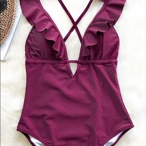 Cupshe Ruffle Swimsuit